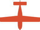 Coloricons cesna177 airplane SFS Red